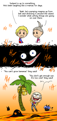 satwcomic:    In Iceland they use the heat from lava to grow