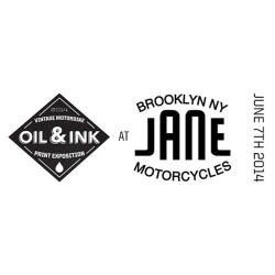 Remember, ill be out at @janemotorcycles for the @oilandinkexpo