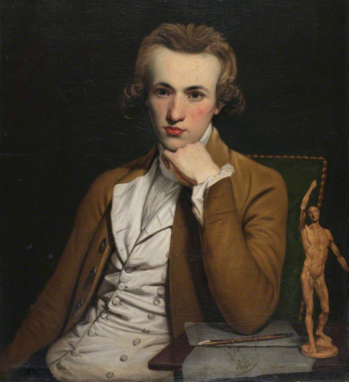 antonio-m:  ‘Portrait of an Artist’, by William Doughty (1757–1782).