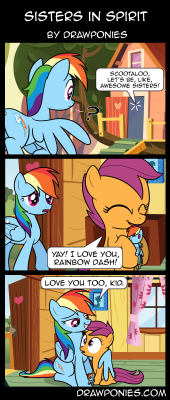 drawponies:  Scootaloo’s (and many bronies) fantasy… ~Boardgamebrony