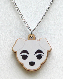 natural-pop:  Animal Crossing: New Leaf maple wood necklaces