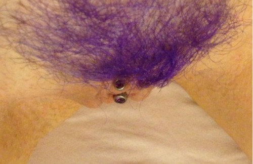 Love the purple pubes… Great work!