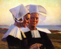 endlessquestion:  Cecilia Beaux, Twilight Confidences (1888)