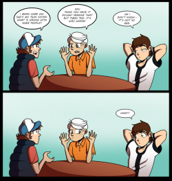 chillguydraws:Just boys having a discussion. hehe~ < |D