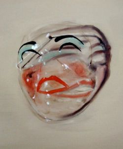 flutedsleeves:michaels borremans, ‘mask’ (detail); 2008