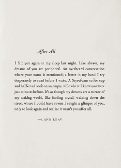 langleav:New piece! ♡ More writing here Xo Lang