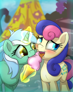 the-pony-allure:NATG VIII Day 5. Ice Cream by K1emm  <3