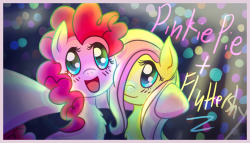 flufffycloud:  Pinkie Pie and Fluttershy at the Party! by ~shiita64