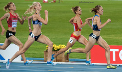 trackandfieldimage:  Jenny Simpson, USA, a few seconds from winning