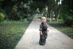 jildoeshealthythings: The cute little monk in Xichan Temple,