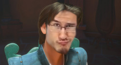 ughmarkiplier:this is why i need to stay away from Photoshop,Mark