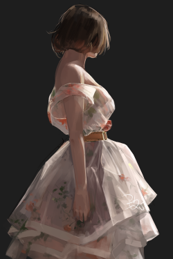 buckybuns:light study of a referenced Vivienne Westwood 2010