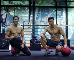 chinkoheartschinko:Sam Ajdani (@samajdani) & Hideo Muraoka