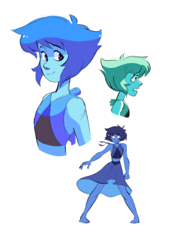 snaileyart:  some lapis doodles i guessi wish her colors weren’t