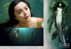 duckindolans:  vivelareine:  Fan Bingbing as a mermaid and concept