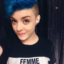 queercuts:the shirt says “femme ain’t frail,” and that’s