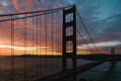 karl-shakur:  The Fiery Golden Gate Bridge. by Karl-ShakurInstagram