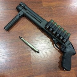 10threesevenone35:  gunblr:  CA legal super shorty. #Serbu #Remington870