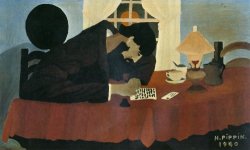 xixxxxxi-blog:  Horace Pippin, Amish Letter Writer, 1940, Oil