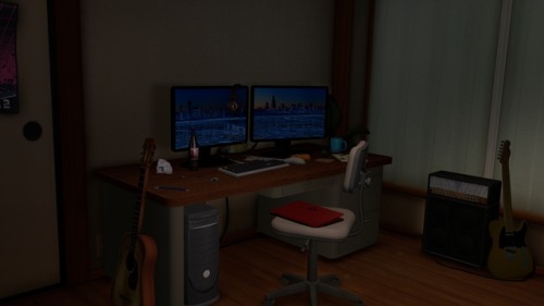 thatsfmnoob: rocketcat15:  Zoey’s Room - DMX Download Copying @foab30, I’ve packaged up this scenebuild I did a while ago for everyone to use. If you do use it, I’d love to see what you make with it so drop me a message with a link or something