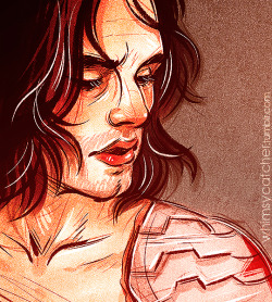whimsycatcher:  A 1 hr quickie of Bucky before bed! :D I’m