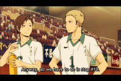 Uhm Jean, what aree you doing in Haikyu!!??!?!?