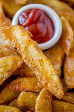 foodffs:  KFC Potato Wedges lightly battered in a thin KFC chicken