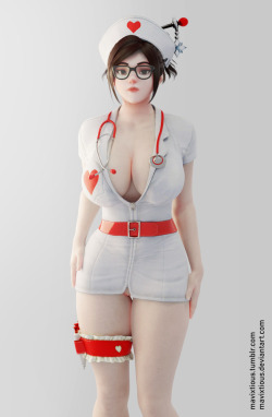 mavixtious:  Mei as a nurse  ❤️ https://uploadir.com/u/k1t2uc32