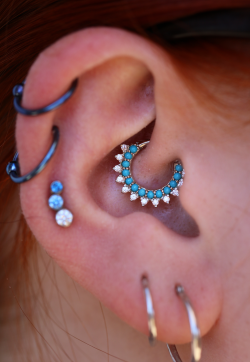 tobiasxvallone:  One of my favorite daith piercings to date.