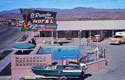 klappersacks:  El Rancho Parker Motel Parker AZ by Edge and corner
