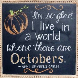 fairfieldfarmer:  Hello October, I’m glad you’re here ☺