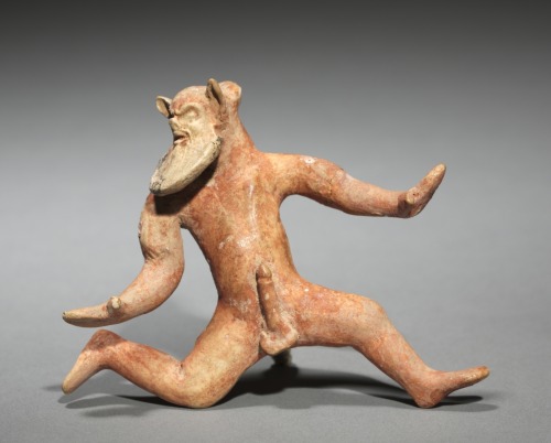 thevisualvamp: cma-greek-roman-art:  Dancing Satyr, 500, Cleveland