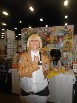 hamsterboygenius:  i went on a search for armin cosplayers bc