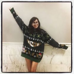 I just won this @mondotees jumper at the @cinespia showing of Gremlins! Thank you! I love it! ❤️❤️ (at Downtowne Palace)