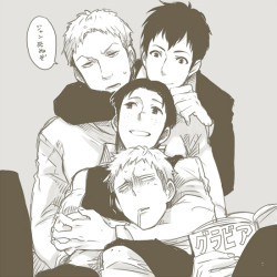shingeki-no-kirschsteins:  phoenix—wrong:  進撃落書きLOG