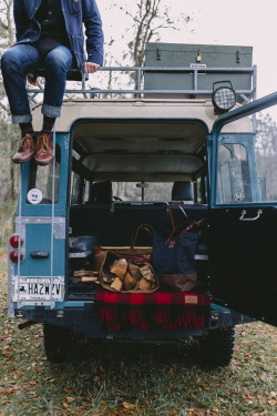 heyimchandler:  Loaded up in the Defender. 