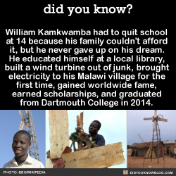 did-you-kno:  William was fascinated by science. One day, he