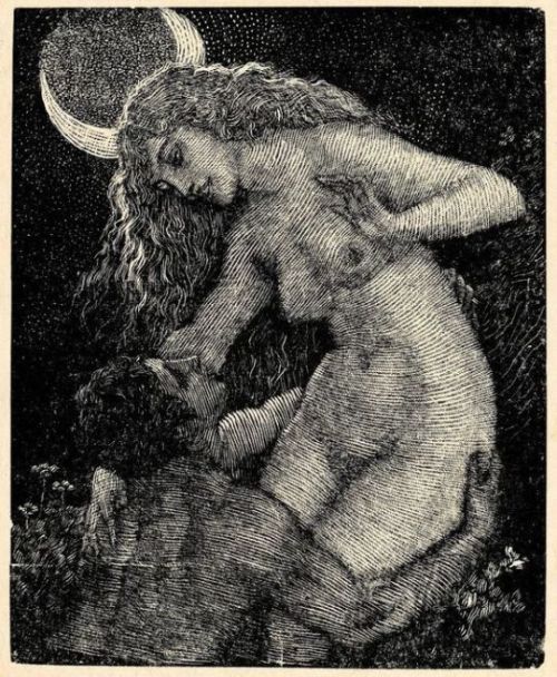dailiojikalyte:  Thief of the Moon, by Norman Lindsay, c. 1924.