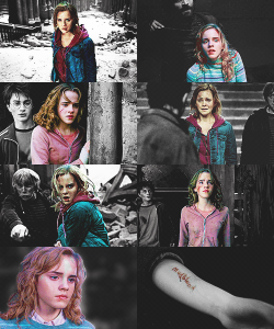 thehorcruxhunter:   Hermione Granger   Bruised & Battered