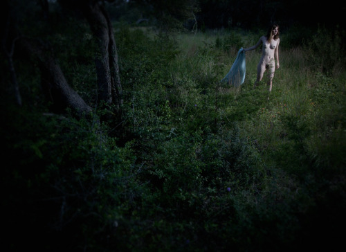 reverendbobbyanger:  The last days of spring. Texas field.  Model, KyotocatImages, Reverend Bobby Anger Follow her here: http://kyotocat.tumblr.com/ 