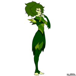 no123450n-sfw:  Moldavite. (My lass @drawendo’s OC)Full Size