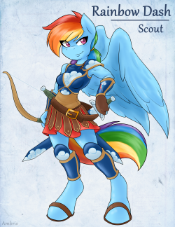 ambris-art:  Adventuring is Magic; Rainbow Dash is complete!