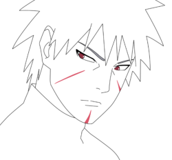 uchiha-clan:  i’m drawing tobirama and i noticed that without