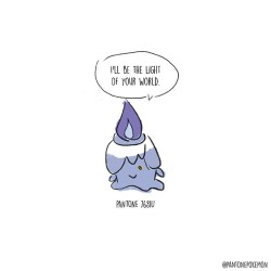 pantonepokemon:  “I’ll be the light of your world.” -Litwick