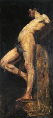 german-expressionists:  Lovis Corinth, Crucified Thief, 1883 