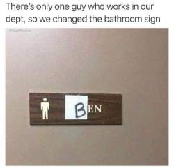 humoristics:The Ben’s restroom credit 