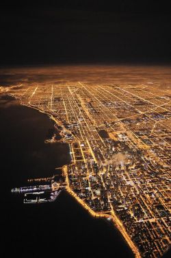 travel-photos-tua:  Lights of Chicago