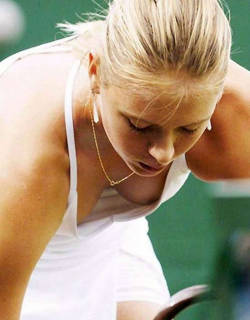 no-bra-celebrities:  Russian tennis player Maria Sharapova  