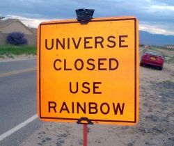 thomasbonar:  Universe and Rainbow are streets around Albuquerque,