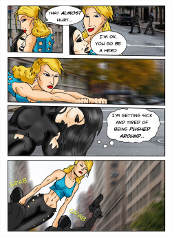 Kate Five vs Symbiote comic Page 179The epic smackdown continues
